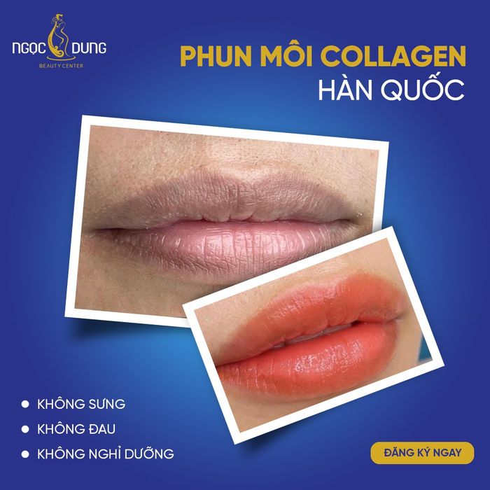 Thành quả phun môi ấn tượng tại Ngoc Dung Beauty