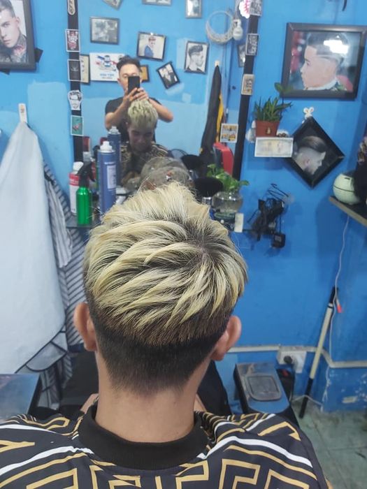 Hình ảnh không gian đậm chất barbershop tại Việt Hàn