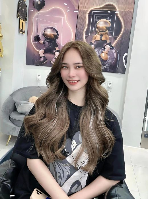 Hình ảnh thực tế dịch vụ nối tóc tại Salon Bình Minh