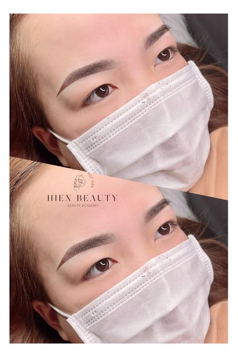 Hình ảnh kết quả phun xăm tự nhiên tại Hien Beauty