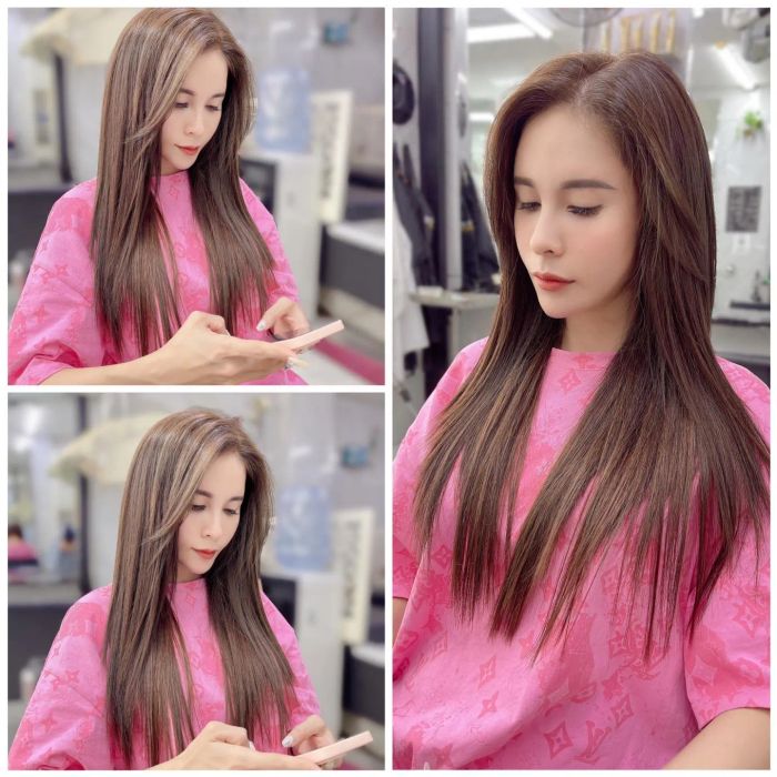 Hình ảnh thực tế thành phẩm nối tóc tại Nối Tóc Hà Beo