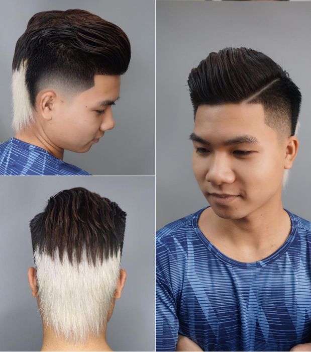 Học viên thực hành tại Sim Barber