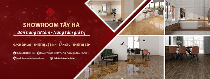 Không gian trưng bày hiện đại tại Showroom Tây Hà