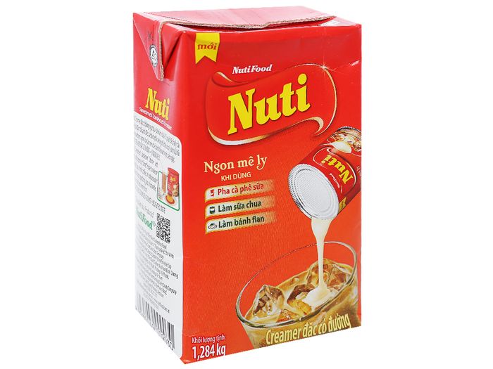Hình ảnh sản phẩm Sữa đặc Nuti – góc nhìn đầu tiên