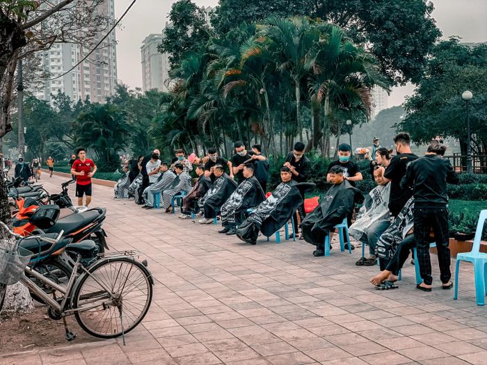 Không gian đào tạo chuyên nghiệp tại DINO BarberShop