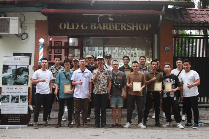Không gian đào tạo tại Old G Barbershop