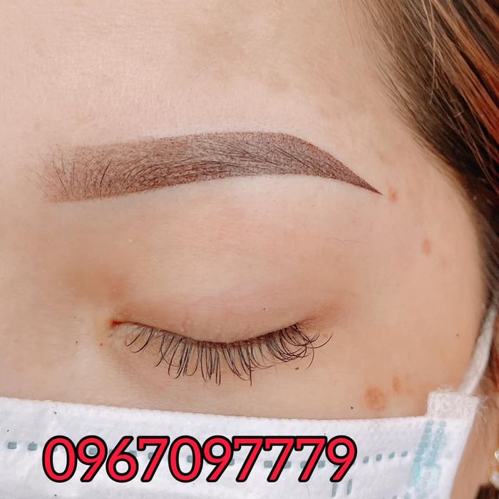 Hình ảnh thực tế quy trình phun xăm chuẩn y khoa