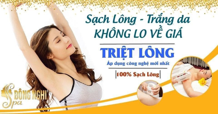 Hệ thống máy móc triệt lông công nghệ cao tại Spa Đông Nghi