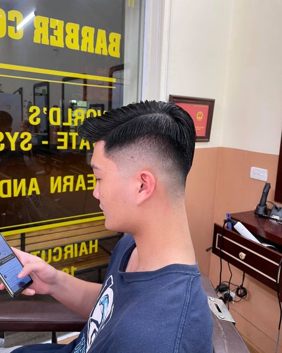 Không gian thực hành tại Old G Barbershop