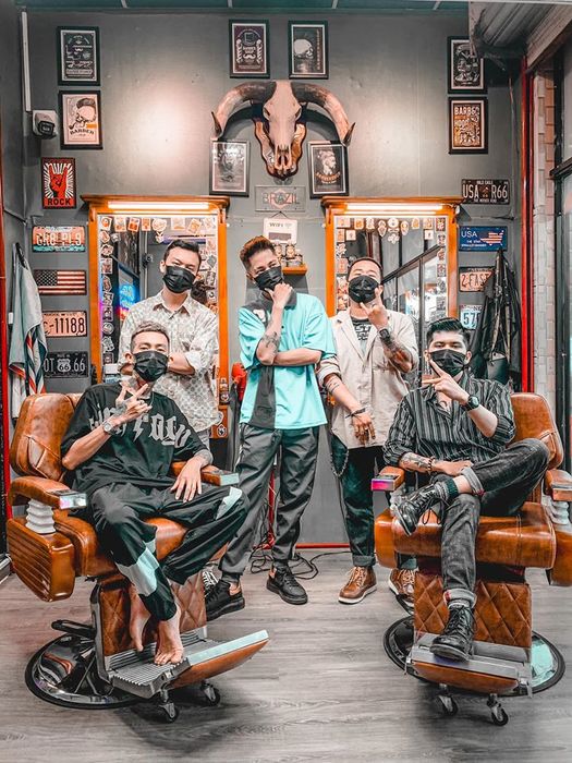 Hình ảnh phong cách cắt tóc nghệ thuật tại Non Barber Shop