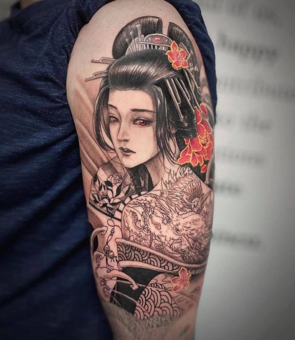 Tác phẩm nghệ thuật thứ hai tại Huy Tattoo