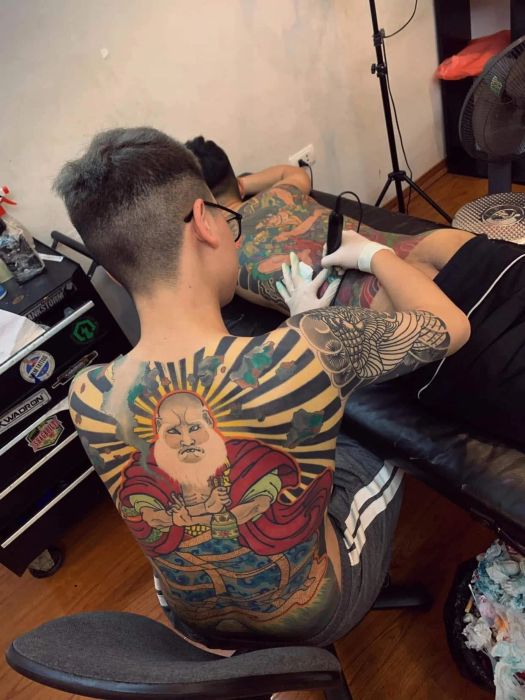 Tác phẩm nghệ thuật thứ hai tại Wang Tattoo