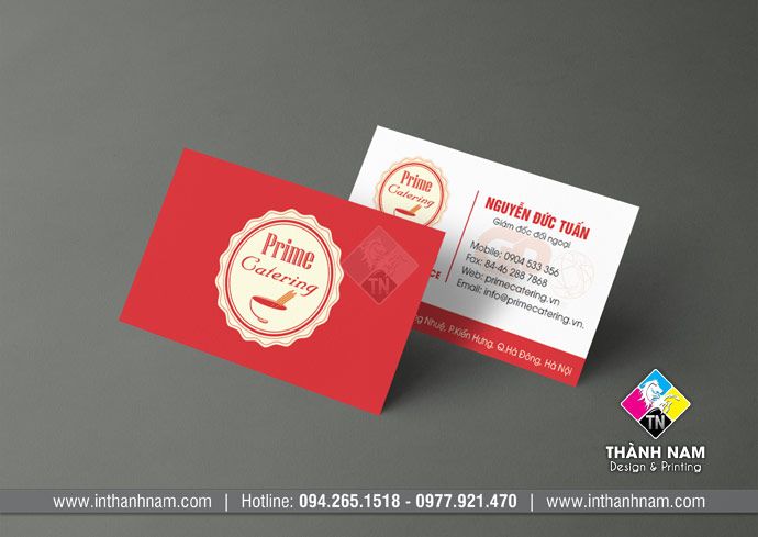 Mẫu danh thiếp tinh tế từ In Thành Nam