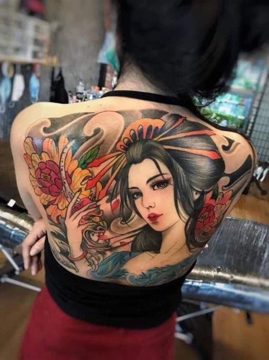 Tác phẩm đầu tiên tại Huy Tattoo
