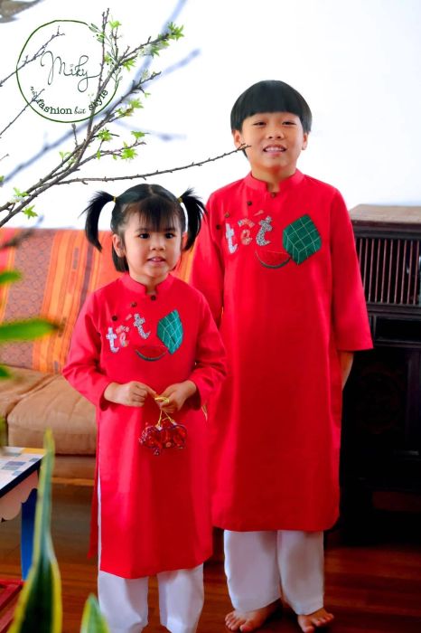 Bộ sưu tập áo dài đôi tại MIKY Boutique