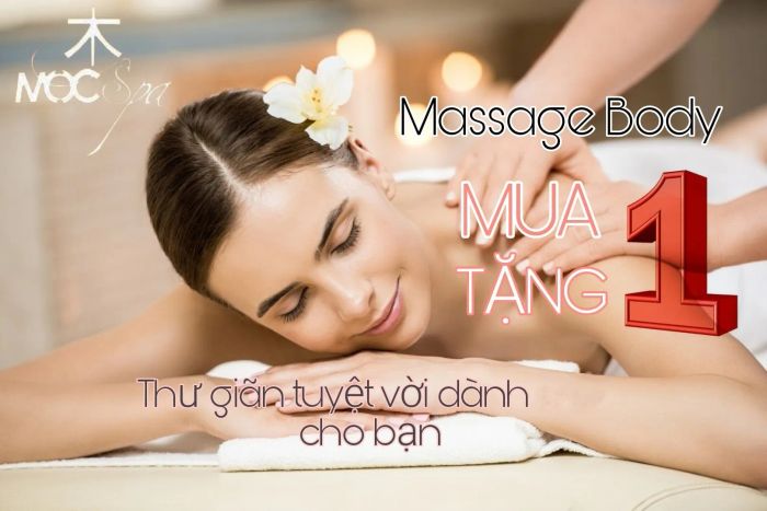 Khu vực massage đá nóng cao cấp tại Mộc Spa