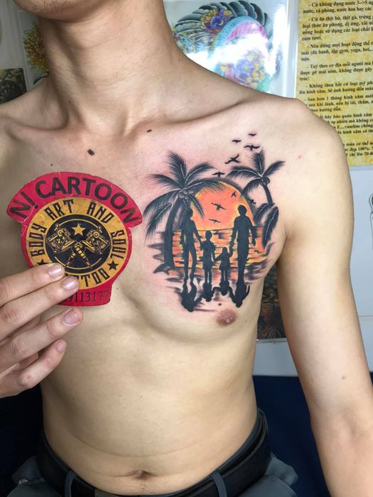 Tác phẩm nghệ thuật đầu tiên tại Toon Tatts