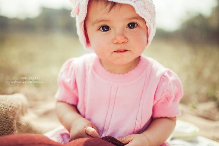 Babysocola Home - Bộ ảnh bé yêu ngọt ngào như kẹo bông