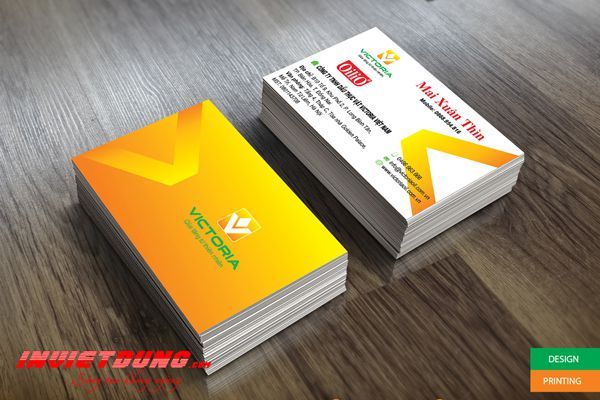 Mẫu danh thiếp ấn tượng từ In Việt Dũng