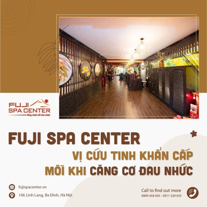 Không gian sang trọng tại FUJI SPA Center