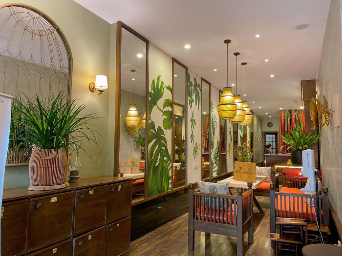 Không gian xông hơi thư giãn tại Mộc Spa