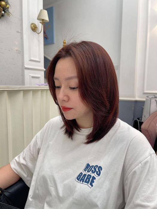 Những tác phẩm tóc layer nghệ thuật được tạo bởi đội ngũ stylist tài năng tại Bonjour Hair Salon