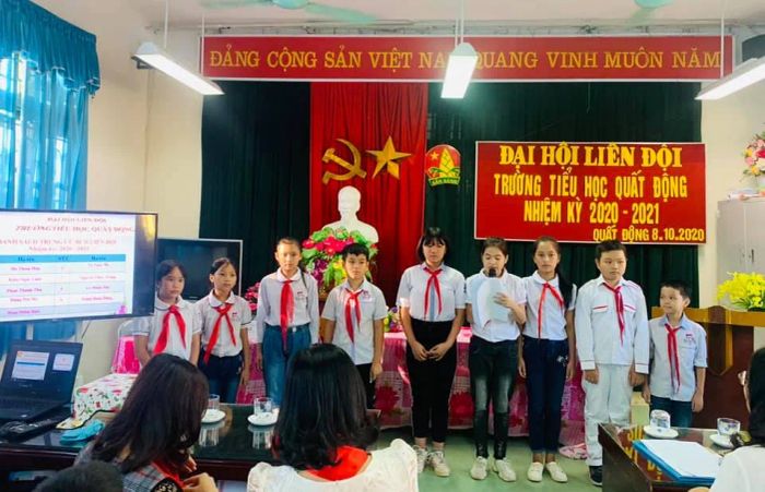 Cơ sở vật chất hiện đại tại Trường Tiểu học Quất Động