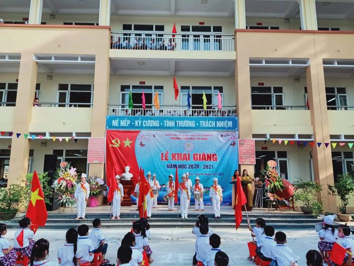 Khuôn viên Trường Tiểu học Tô Hiệu khang trang, hiện đại