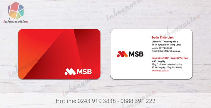 Hình ảnh mẫu danh thiếp ấn tượng từ In Hoàng Kiên
