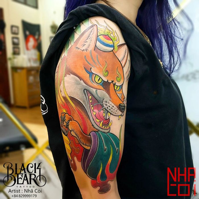 Tác phẩm nghệ thuật đầu tiên tại Black Bear Tattoo