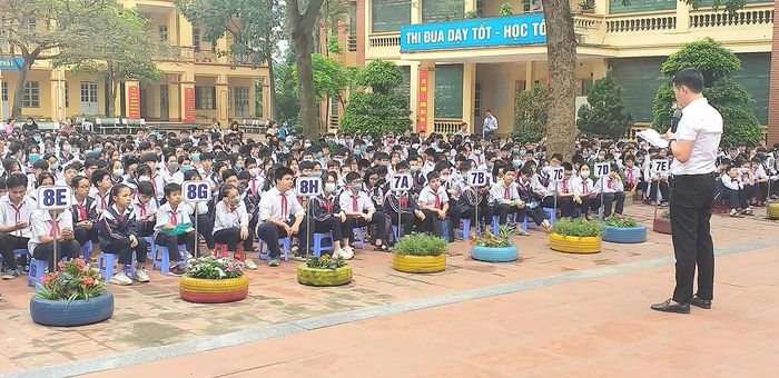 Hình ảnh ấn tượng về cơ sở vật chất Trường THCS Phú Minh