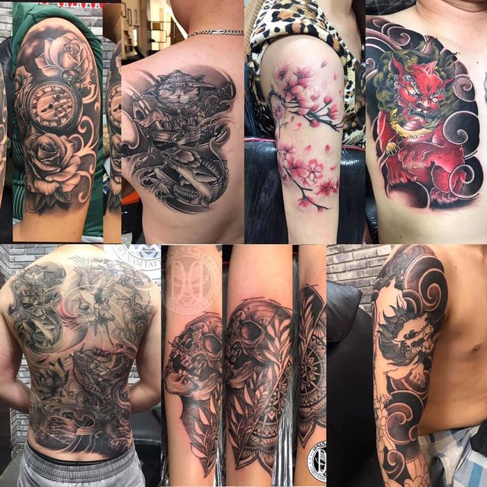 Bộ sưu tập hình xăm độc đáo tại Black King Tattoo Group