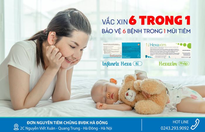 Phòng tiêm chủng hiện đại tại Bệnh viện Đa khoa Hà Đông