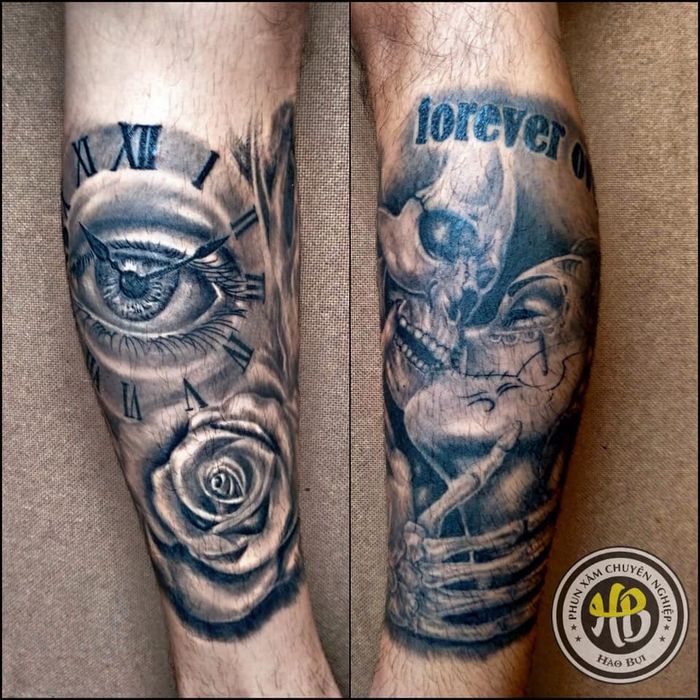 Hình ảnh nghệ thuật xăm hình đầy ấn tượng từ Hào Bụi Tattoo