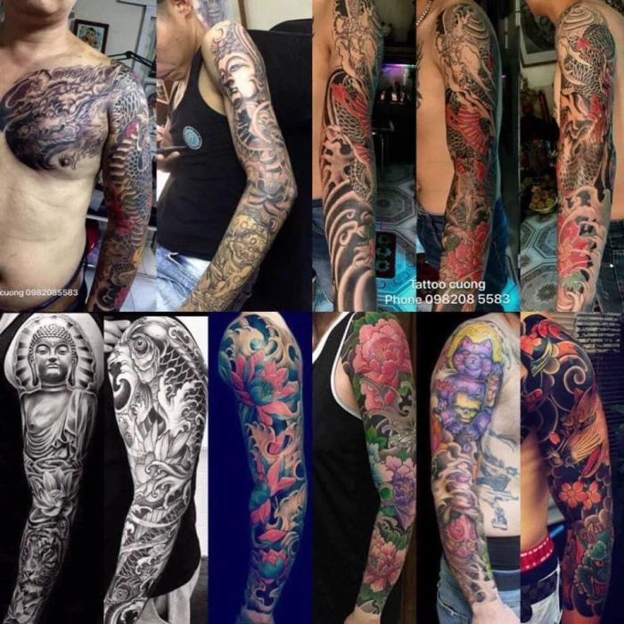 Tác phẩm nghệ thuật đầu tiên tại Tattoo Cường