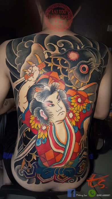 Tattoos Thắng sẹo ảnh nghệ thuật 1
