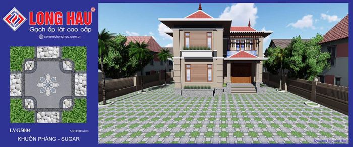 Không gian trưng bày ấn tượng tại Long Hầu Ceramic