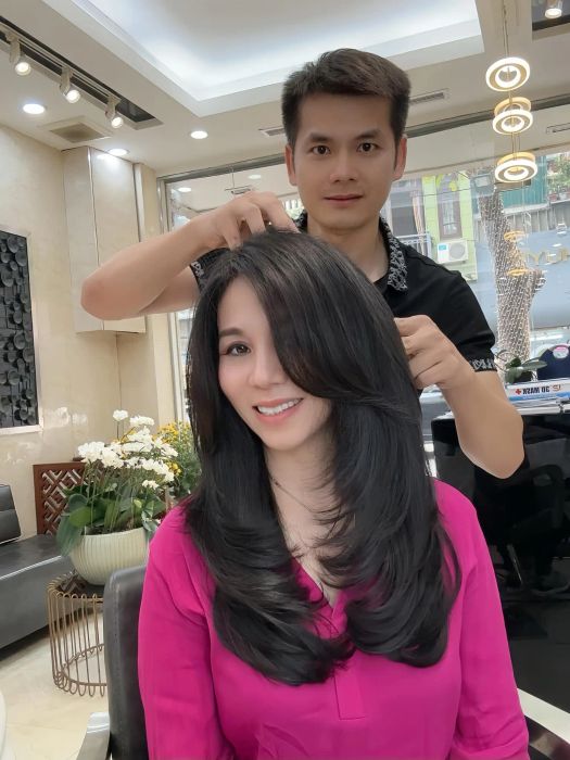 Hình ảnh tóc layer trẻ trung tại Hair Salon Thịnh (ảnh 1)