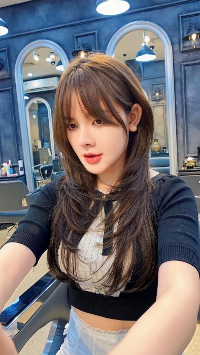 Hình ảnh tóc layer chuẩn form tại AB Hair Salon (ảnh 1)