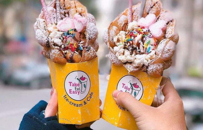 Những món tráng miệng nghệ thuật tại Take Eat Easy