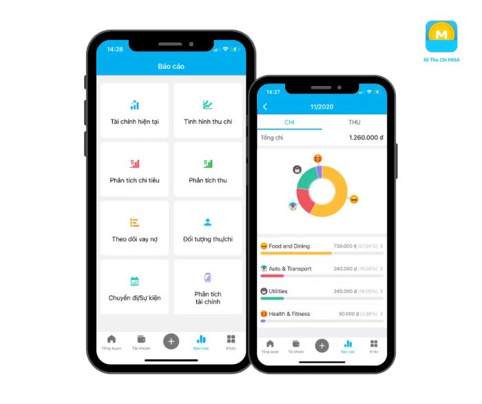 Giao diện Money Mate - Đơn giản mà hiệu quả