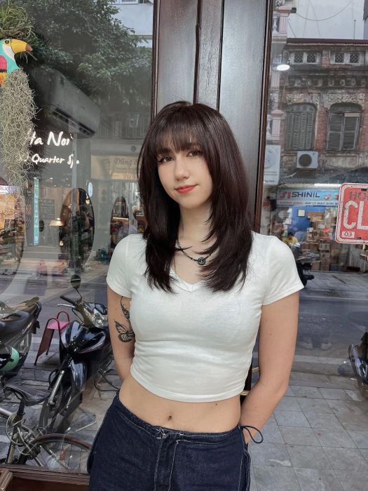 Hình ảnh tóc layer nghệ thuật tại Nhữ Quốc Hải Hair&Beauty (ảnh 1)