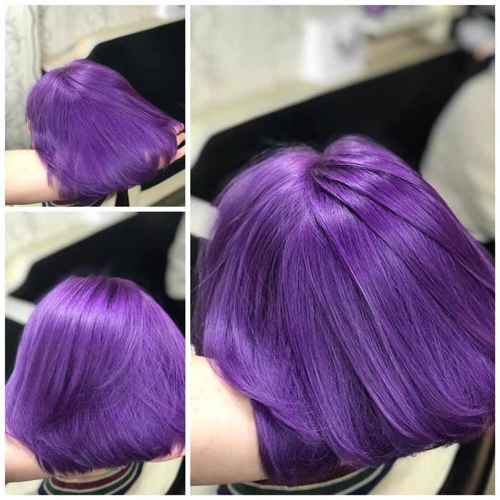 Tác phẩm nhuộm tóc nghệ thuật tại Hair Salon Tóc Đẹp Đà Lạt