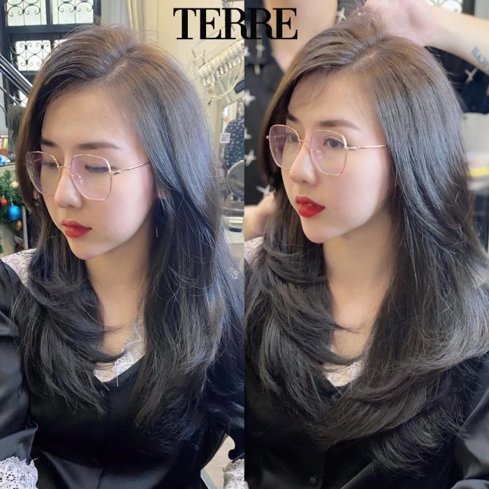 Hình ảnh tóc layer thanh lịch tại Terre Hair Salon (ảnh 2)