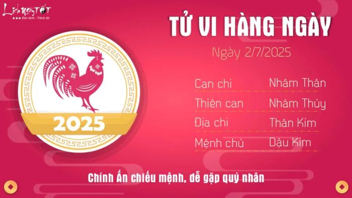 Tử vi hàng ngày 2/7/2025 - Tuổi Dậu