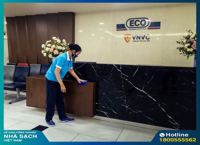 Hình ảnh đội ngũ chuyên gia vệ sinh của Nhà Sạch Việt Nam