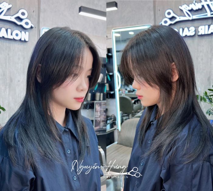 Hình ảnh tóc layer nghệ thuật tại Nguyễn Hưng Hair Salon
