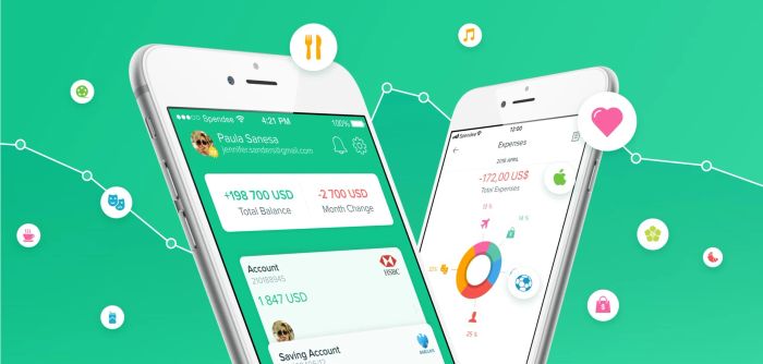 Spendee ảnh 1 - Giao diện hiện đại, trực quan giúp bạn dễ dàng nắm bắt tình hình tài chính chỉ trong vài giây