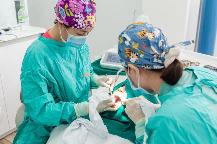 Hình ảnh không gian sang trọng và hiện đại tại Nha Khoa Santé