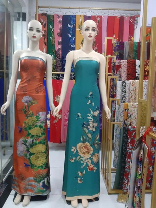 Bộ sưu tập vải áo dài cao cấp tại Áo Dài Phương Nguyên